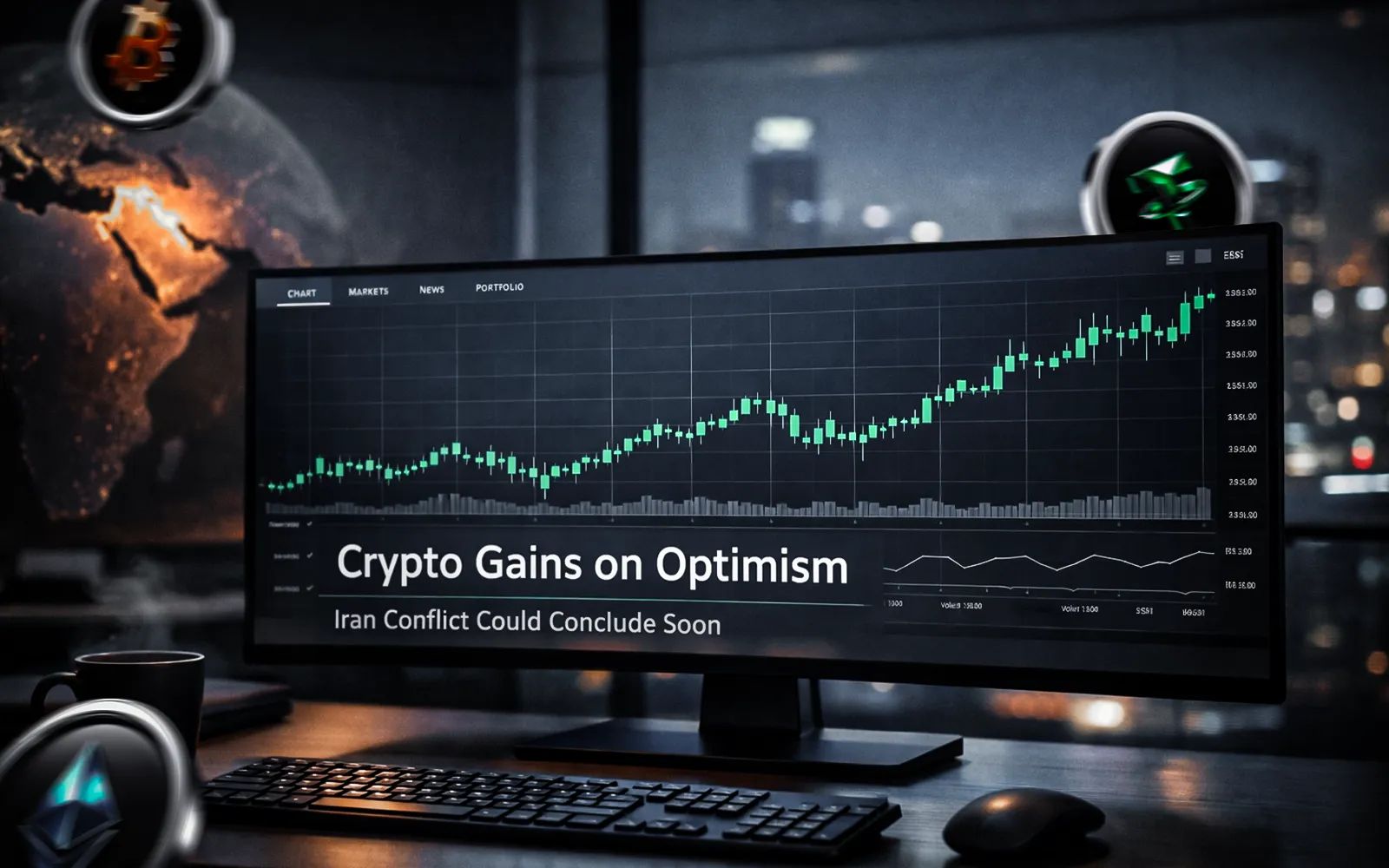 Crypto Gain on Optimism Iran Conflict Could Conclude Soon