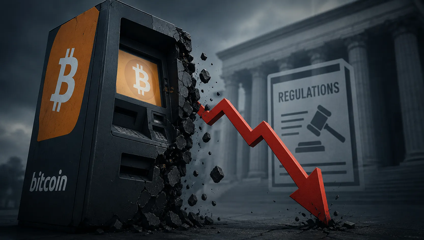 Bitcoin ATM Giant Files for Bankruptcy as Crypto Regulations Tighten