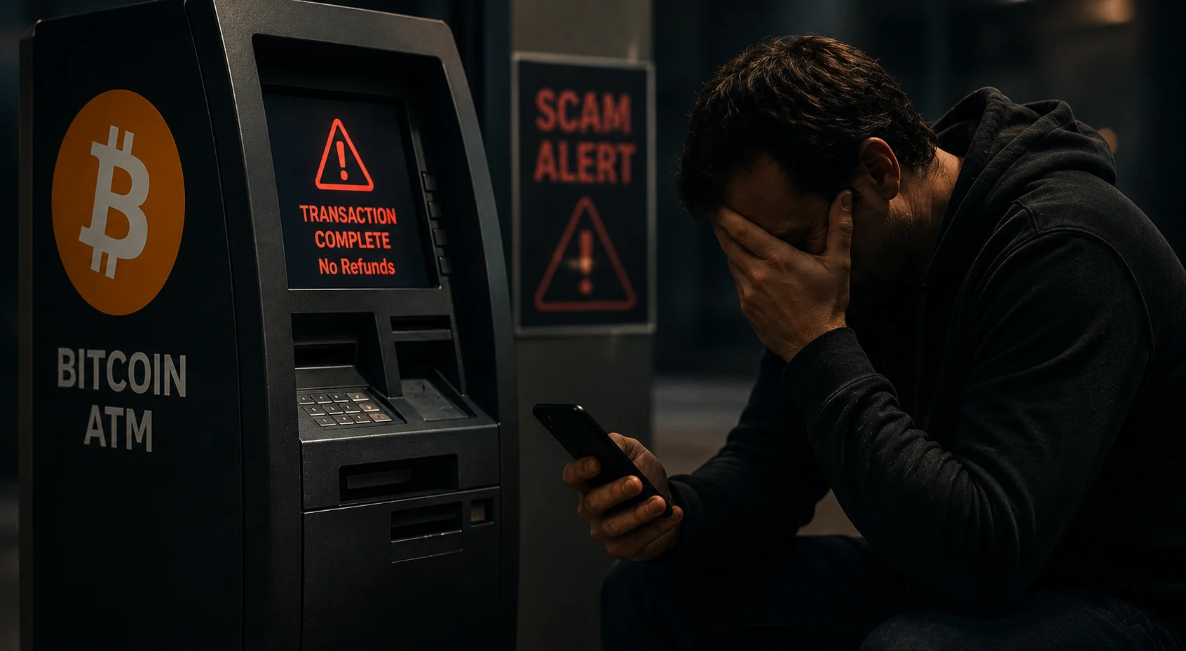 How do People Realise Bitcoin ATM Scam After They Lost Their Money