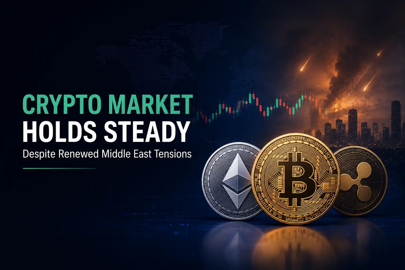 Crypto Market Holds Steady Despite Renewed Middle East Tensions