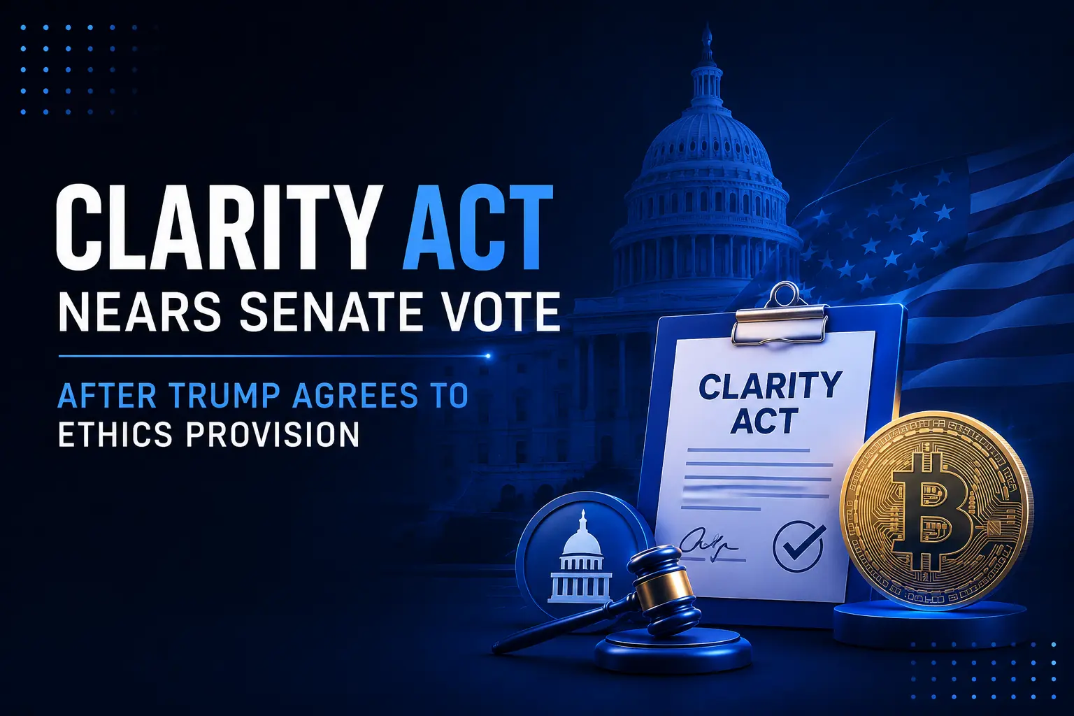 CLARITY Act Nears Senate Vote After Trump Agrees to Ethics Provision
