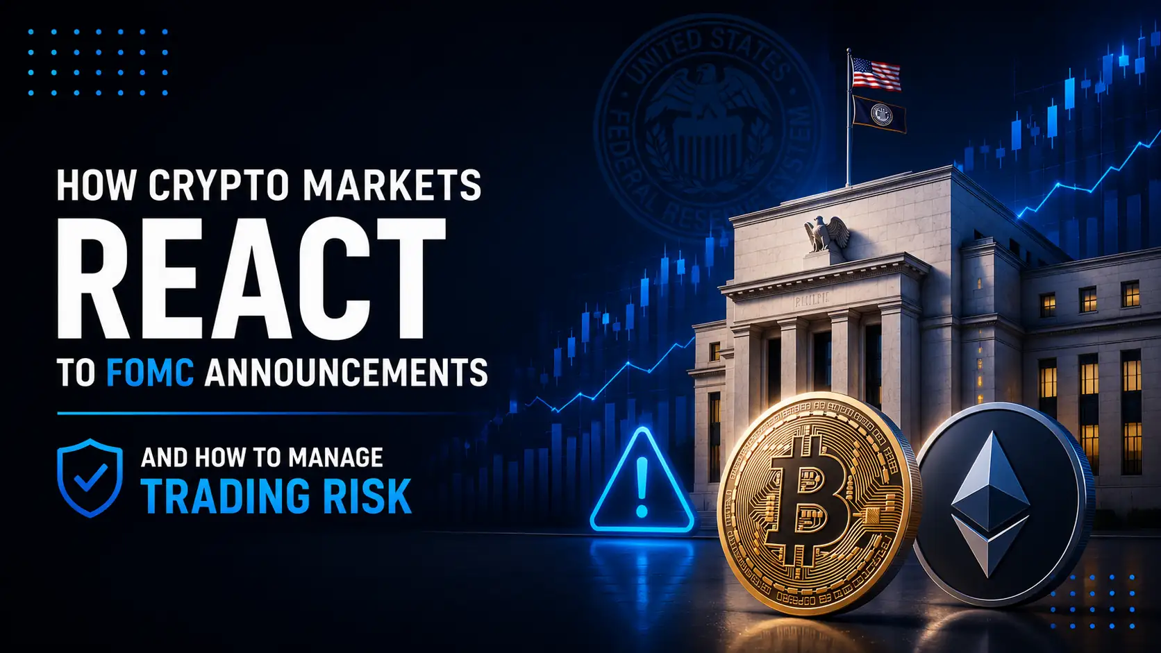 How Crypto Markets React to FOMC Announcements and How to Manage Trading Risk