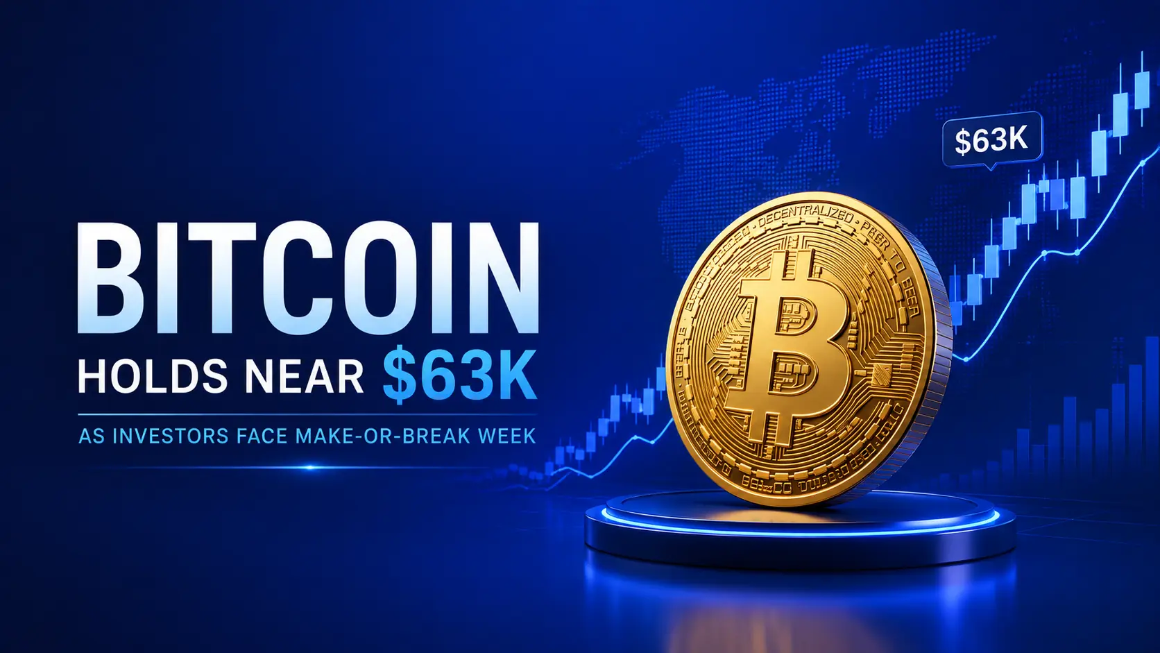 Bitcoin Holds Near $63K as Investors Face Make-or-Break Week