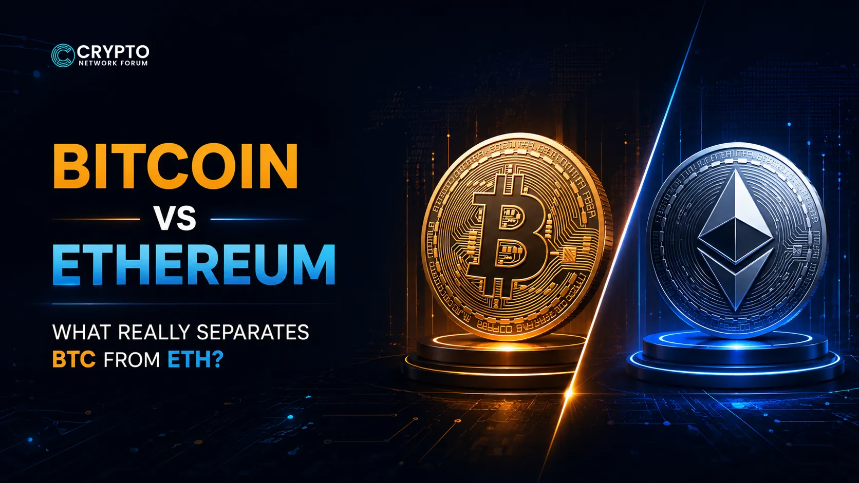 Bitcoin vs Ethereum: What Really Separates BTC From ETH?