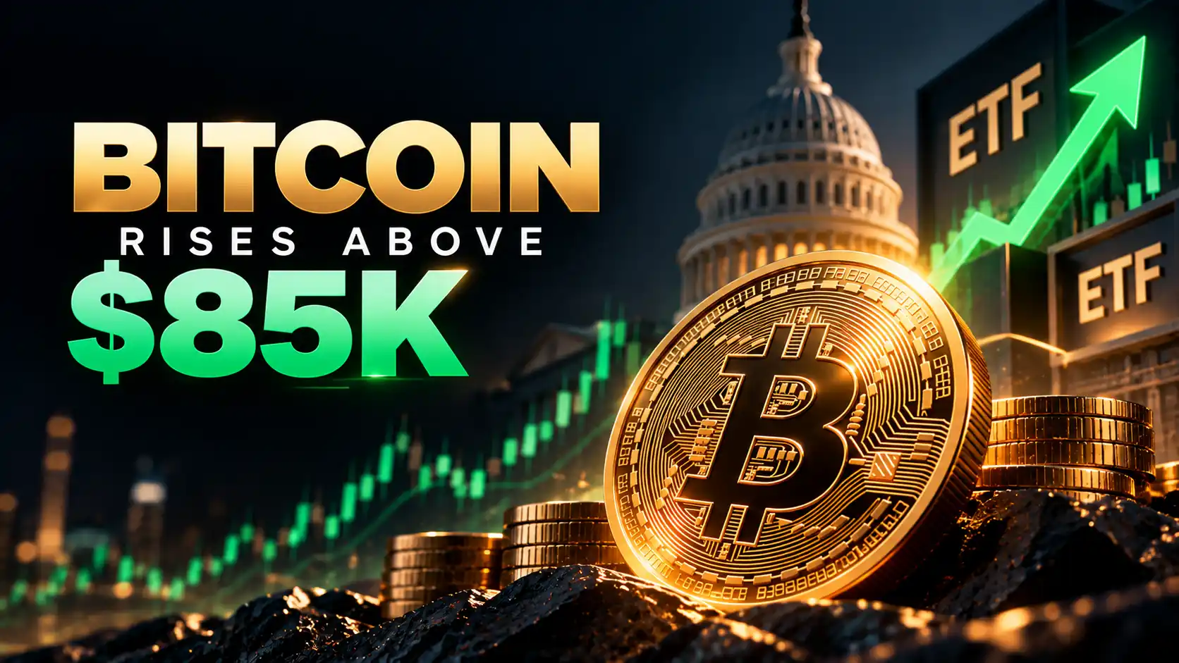 Bitcoin Rises Above $85K as Regulatory Hopes and ETF Demand Lift Crypto