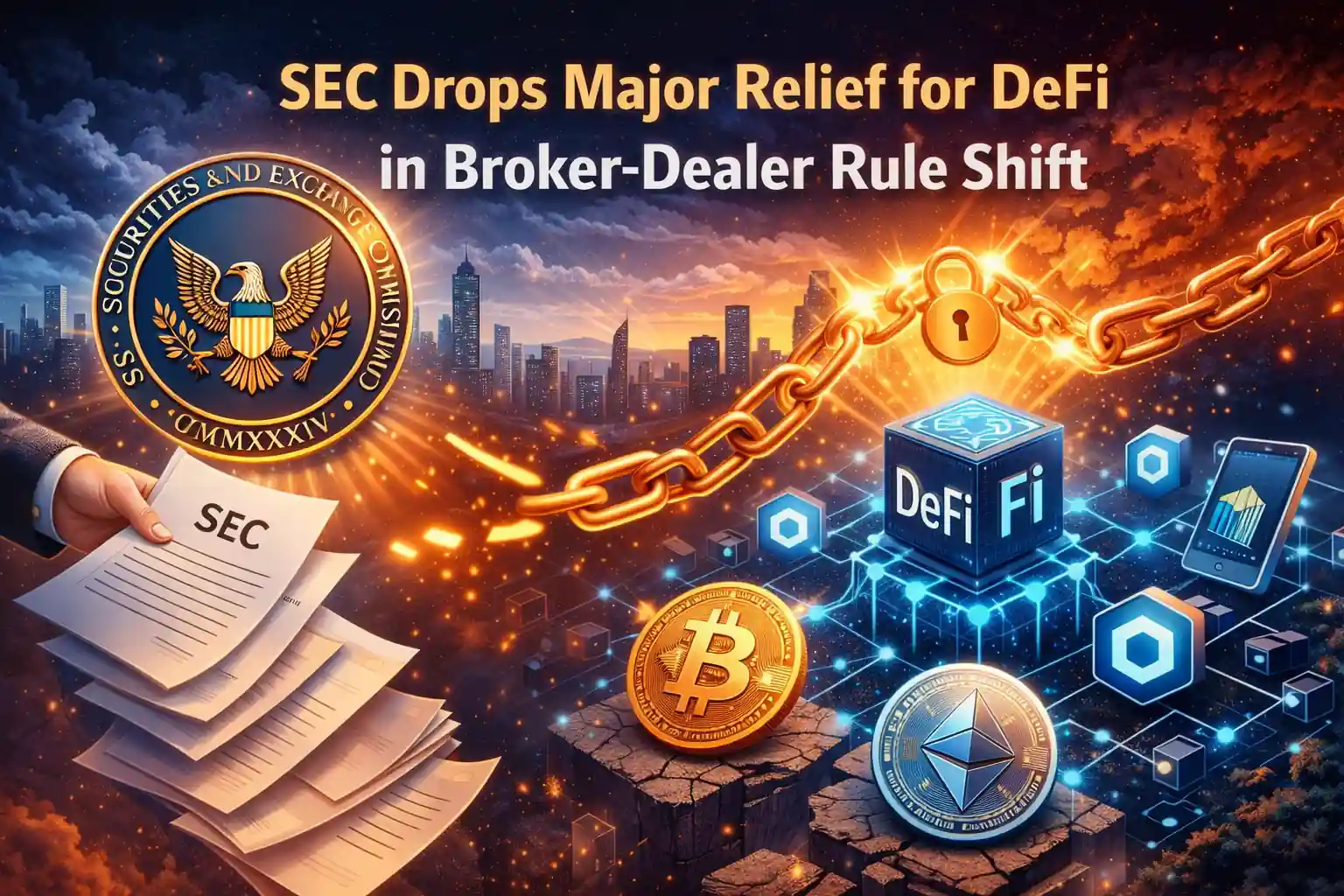 SEC Drops Major Relief for DeFi in Broker-Dealer Rule Shift